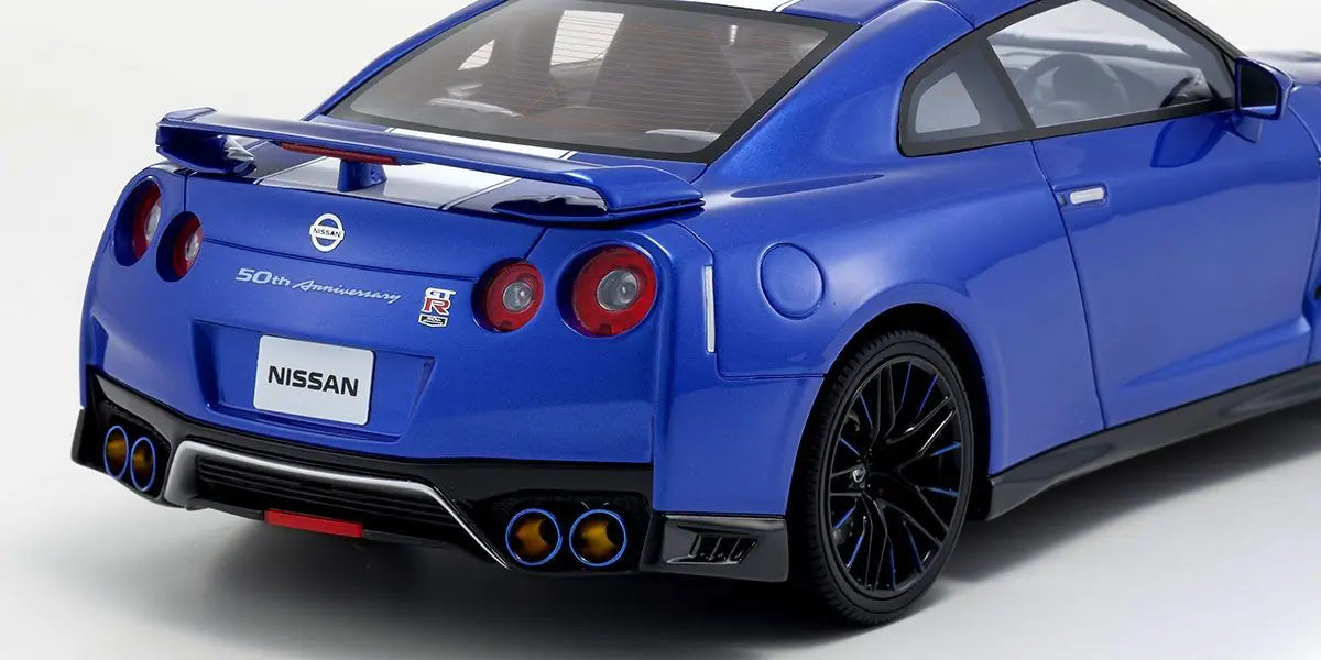 Kyosho Samurai 1/18 Nissan Skyline GT-R (R35) 50th Anniversary Blue