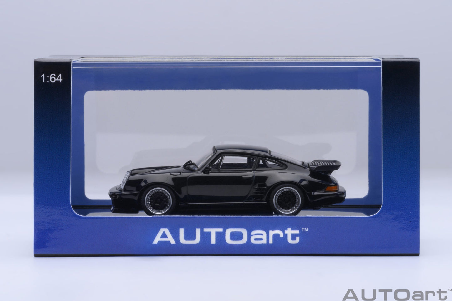 AUTOart 1/64 Porsche 911 (930) Turbo Wangan Midnight Blackbird