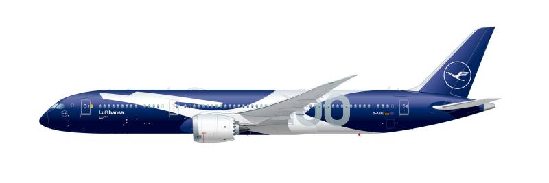 Herpa 1/500 Boeing 787-9 100 Year