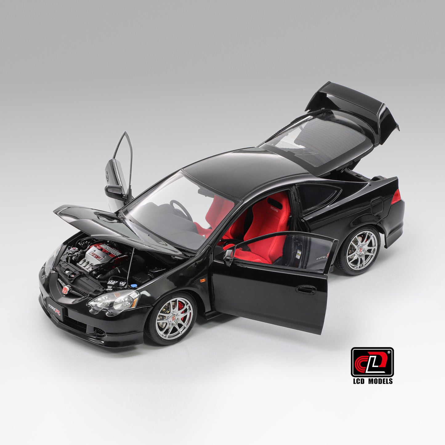 LCD Model 1/18 Honda/Acura Integra/RSX Type R (Black) DC5