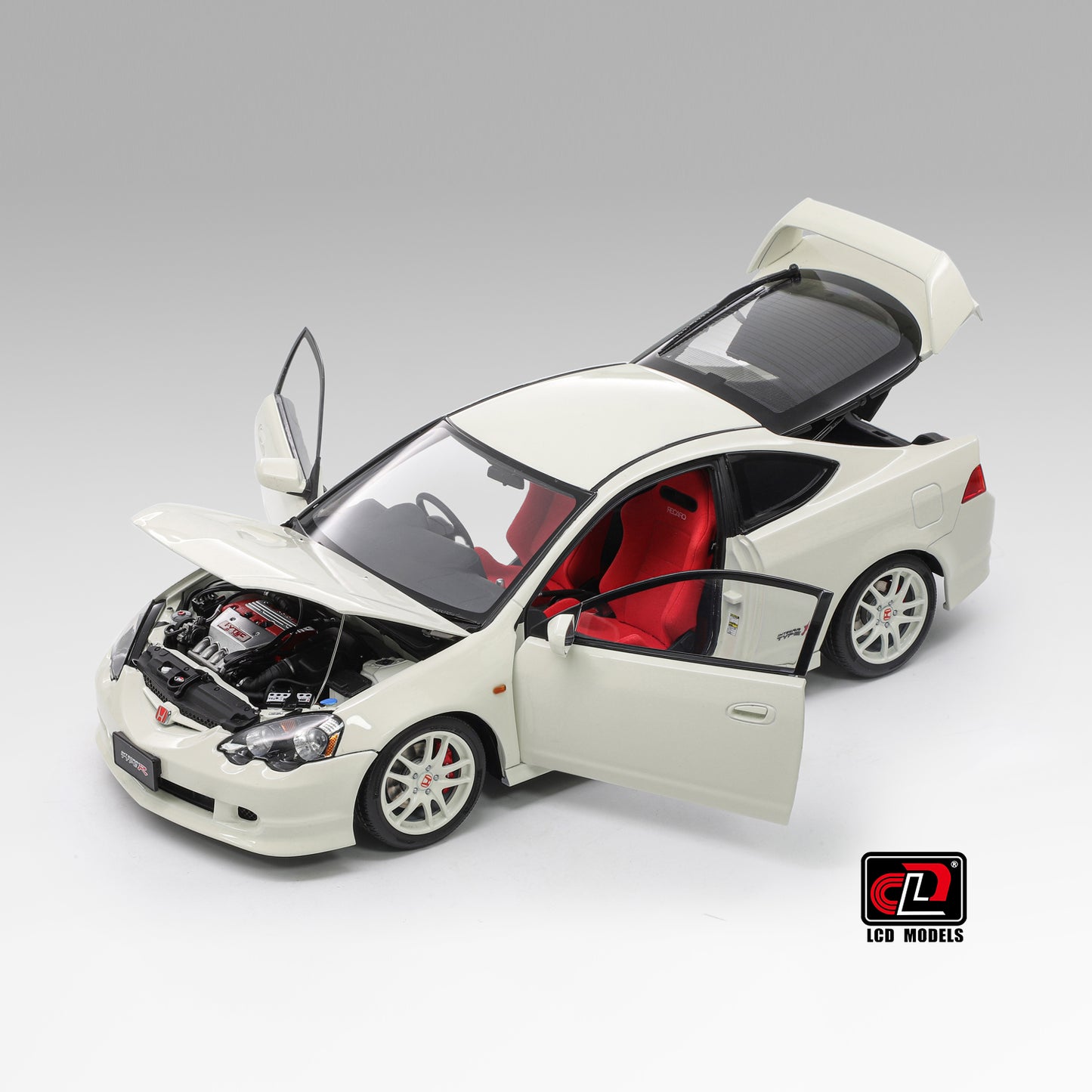 LCD Model 1/18 Honda/Acura Integra/RSX Type R (Championship White) DC5