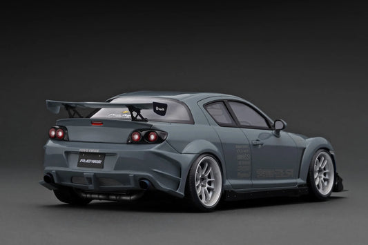 IG3180 Mazda RX-8 (SE3P) RE Amemiya Matte Gun Metallic 1/18 Ignition Model