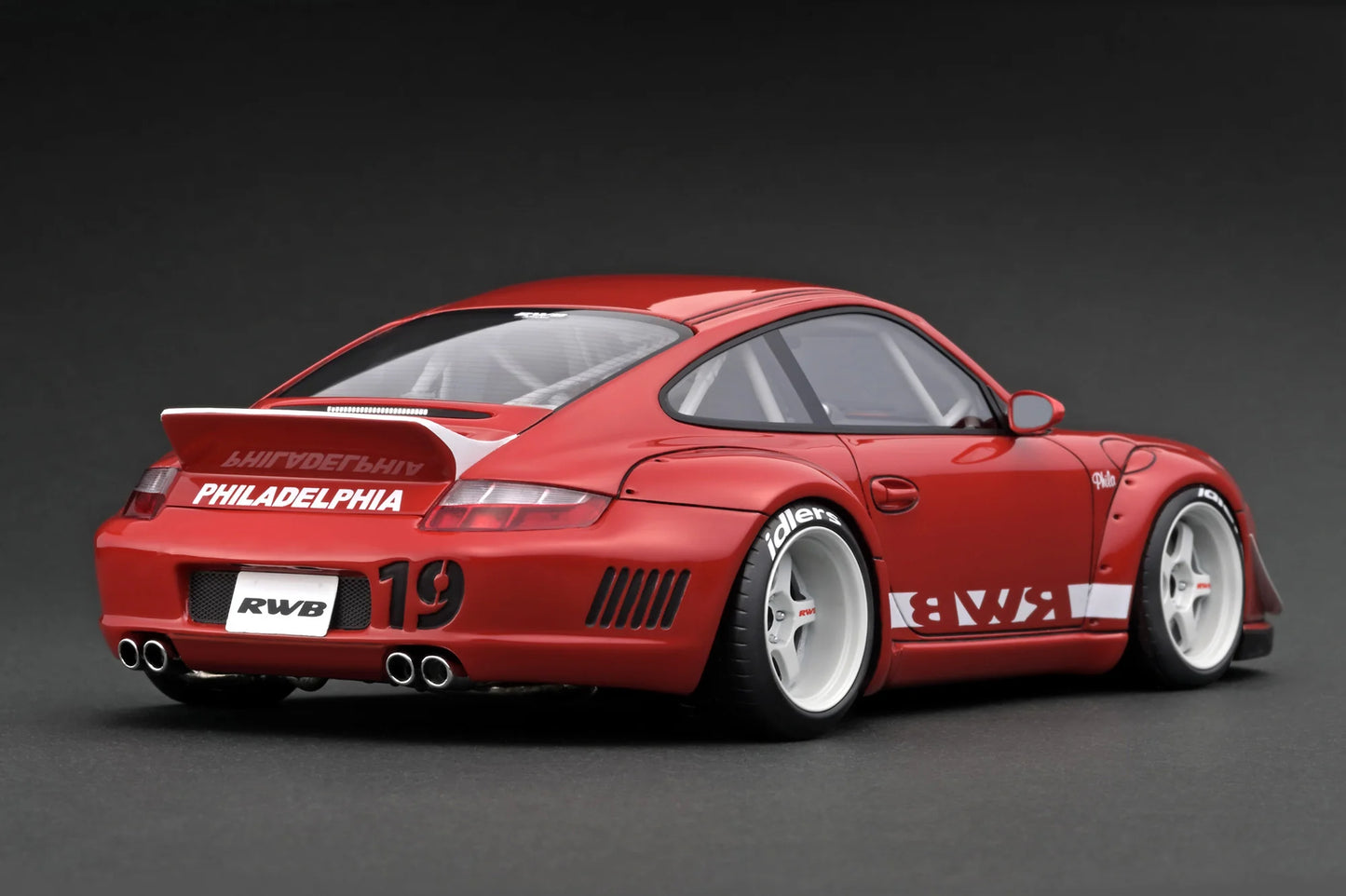 IG3248 Porsche RWB 997 Red 1/18 Ignition Model