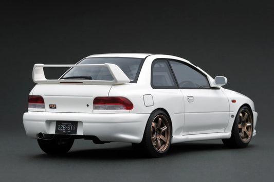 IG3669 SUBARU Impreza 22B-Sti Version (GC8改) White 1/18 Ignition Model
