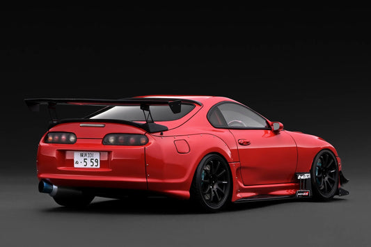 IG3885 Toyota Supra RZ (JZA80) ORIDO-STREET Ver. Red 1/18 Ignition Model