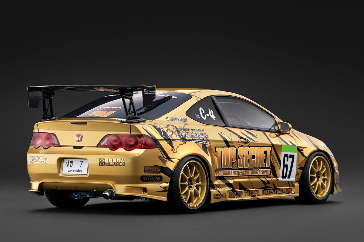 IG4054 TOP SECRET Honda Integra (DC5) Gold 1/18 Ignition Model (PRE-ORDER)