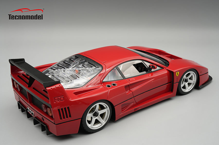 Tecnomodel 1/18 Ferrari F40 LM 1996 Press Version Opening Rear Engine Cover (PRE-ORDER)
