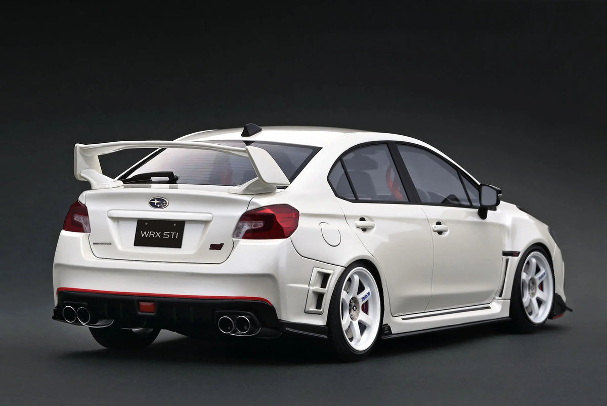 IG4314 Subaru WRX STI (CBA-VAB) Pearl White 1/18 Ignition Model (PRE-ORDER)