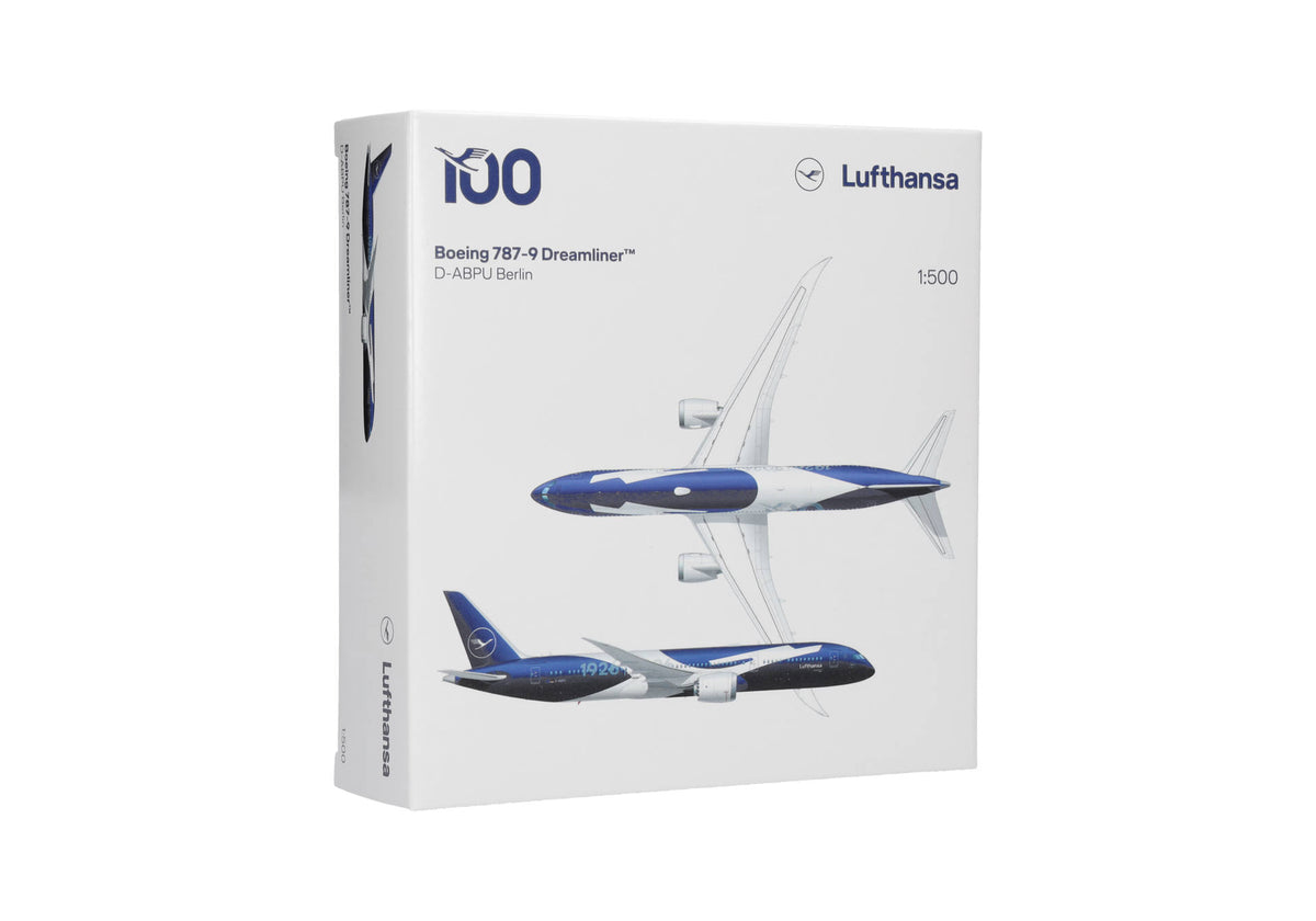 Herpa Wings 1/500 Boeing 787-9 D-ABPU "Berlin" Dreamliner "100 Year"