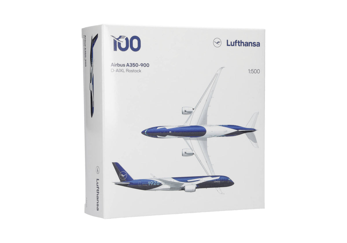 Herpa Wings 1/500 Airbus A350-900 Lufthansa "100 Year" D-AIXL