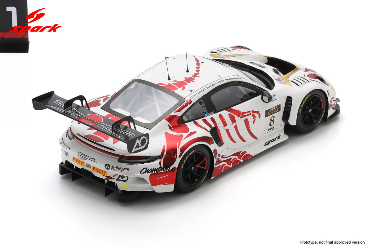 Spark 1/18 Porsche 911 GT3 R No.8 AO Racing Winner Suzuka 1000km (PRE-ORDER)