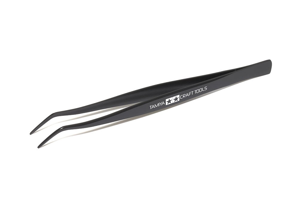 Tamiya Angled Tweezers 74003