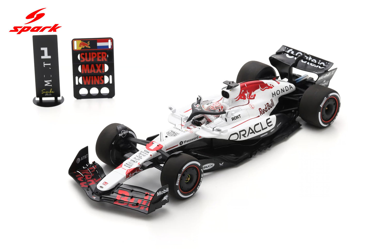 Spark 1/18 Red Bull Racing RB21 No.1 Oracle Winner Japanese GP 2025 Max Verstappen