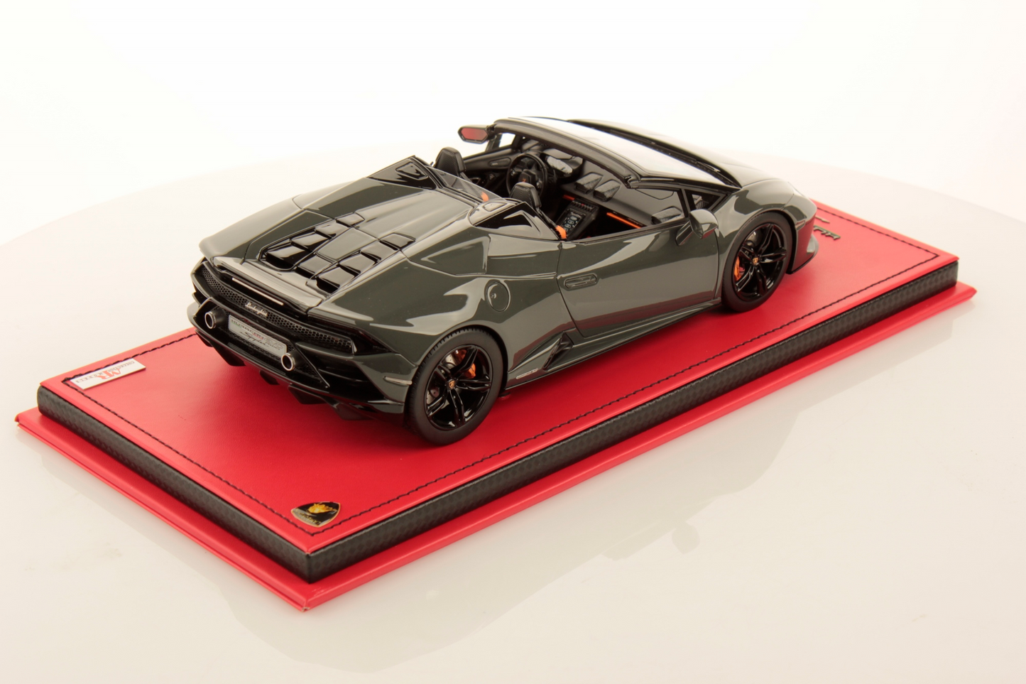 MR Collection 1/18 Lamborghini Huracan Evo Spyder RWD (Grigio Telesto)