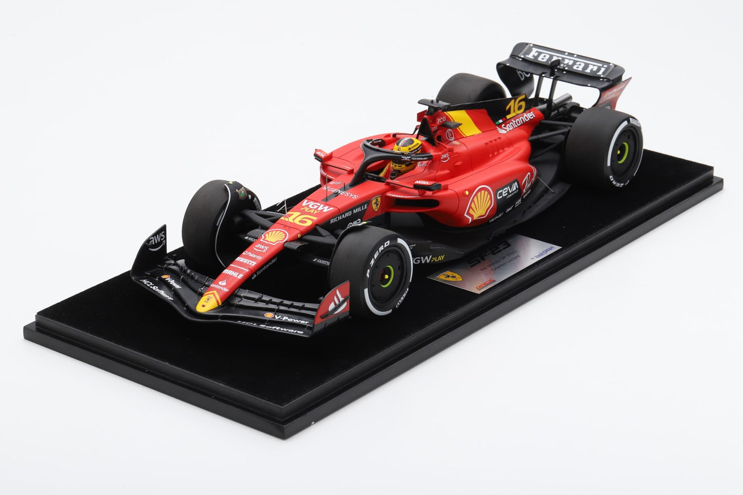 Looksmart 1/18 Ferrari SF-23 Charles LeClerc Monza GP 2023 - LS18F1047