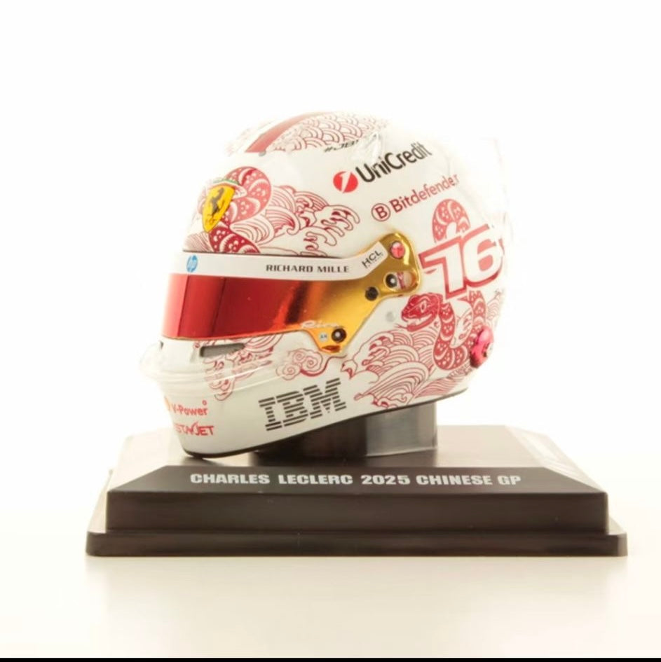 Looksmart 1/5 Ferrari Charles Leclerc Chinese GP 2025 Helmet (PRE-ORDER)