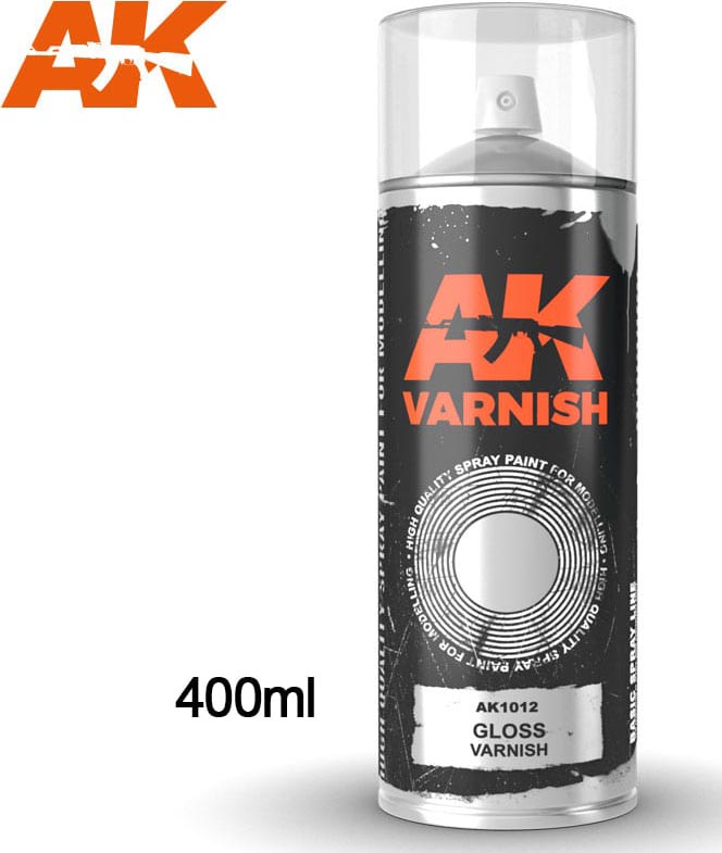 AK Interactive Spray 400ml - Gloss Varnish