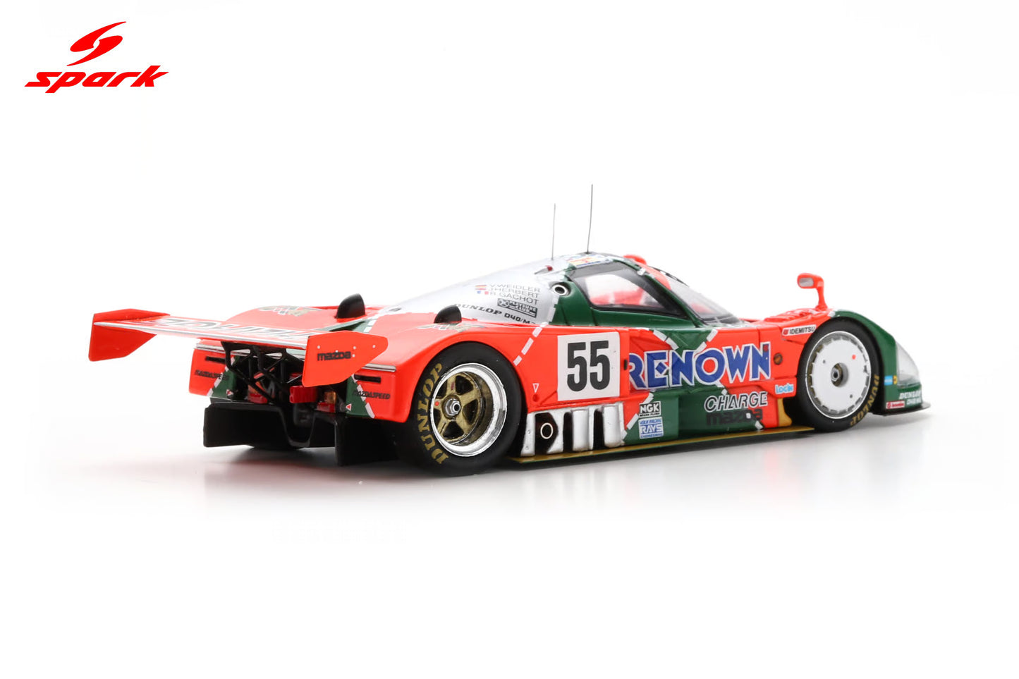 Spark 1/43 Mazda 787B No.55 1991 24HR Le Mans Winner (ETA July)