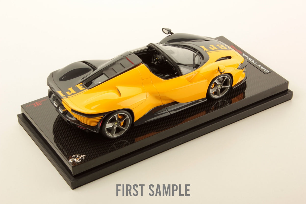 MR Collection 1/18 Ferrari Daytona SP3 (Giallo Modena/Shiny Carbon) PRE-ORDER
