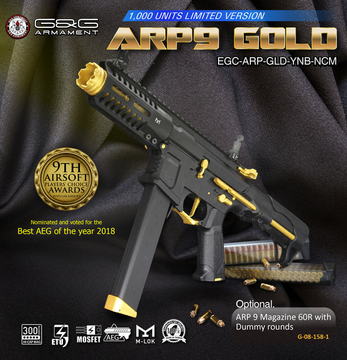 G&G ARP9 Gold Limited AEG Rifle