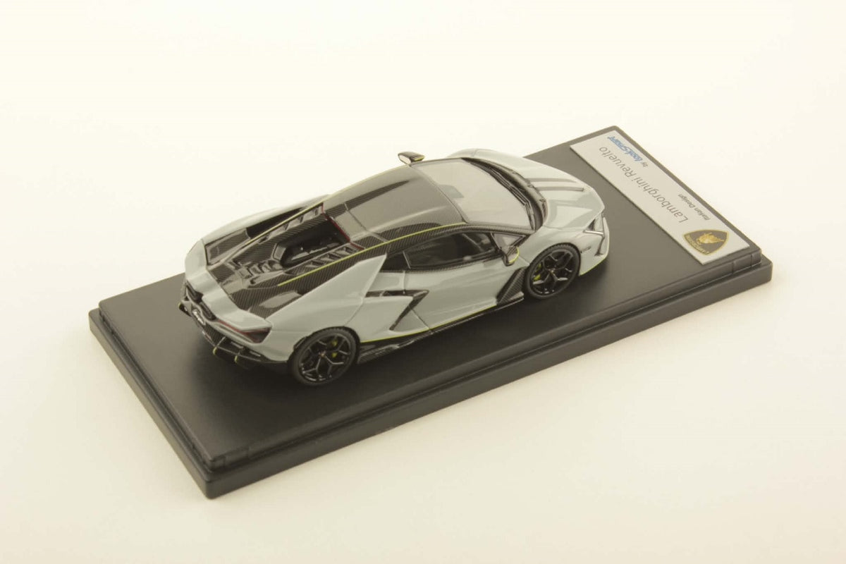 Looksmart 1/43 Lamborghini Revuelto (Grigio Hati w/Verde Scandal Livery)
