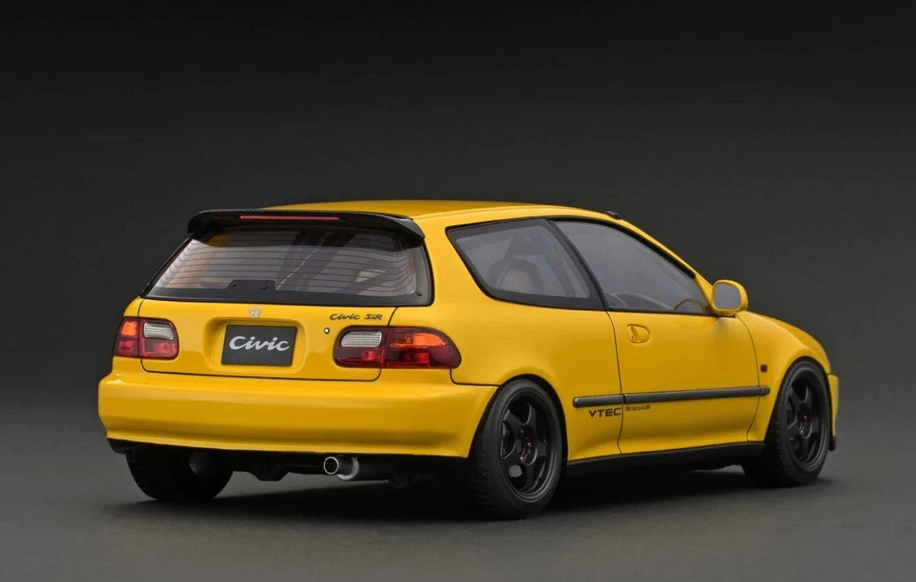 IG3044 Honda CIVIC (EG6) Yellow 1/18 Ignition Model