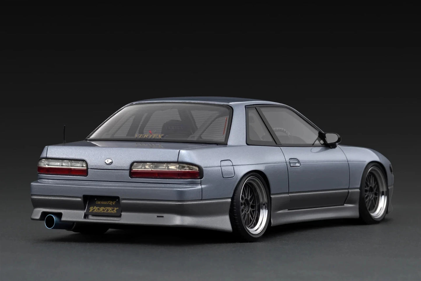 IG3590 VERTEX Nissan S13 Silvia (Blue Silver/Gray) 1/18 Ignition Model