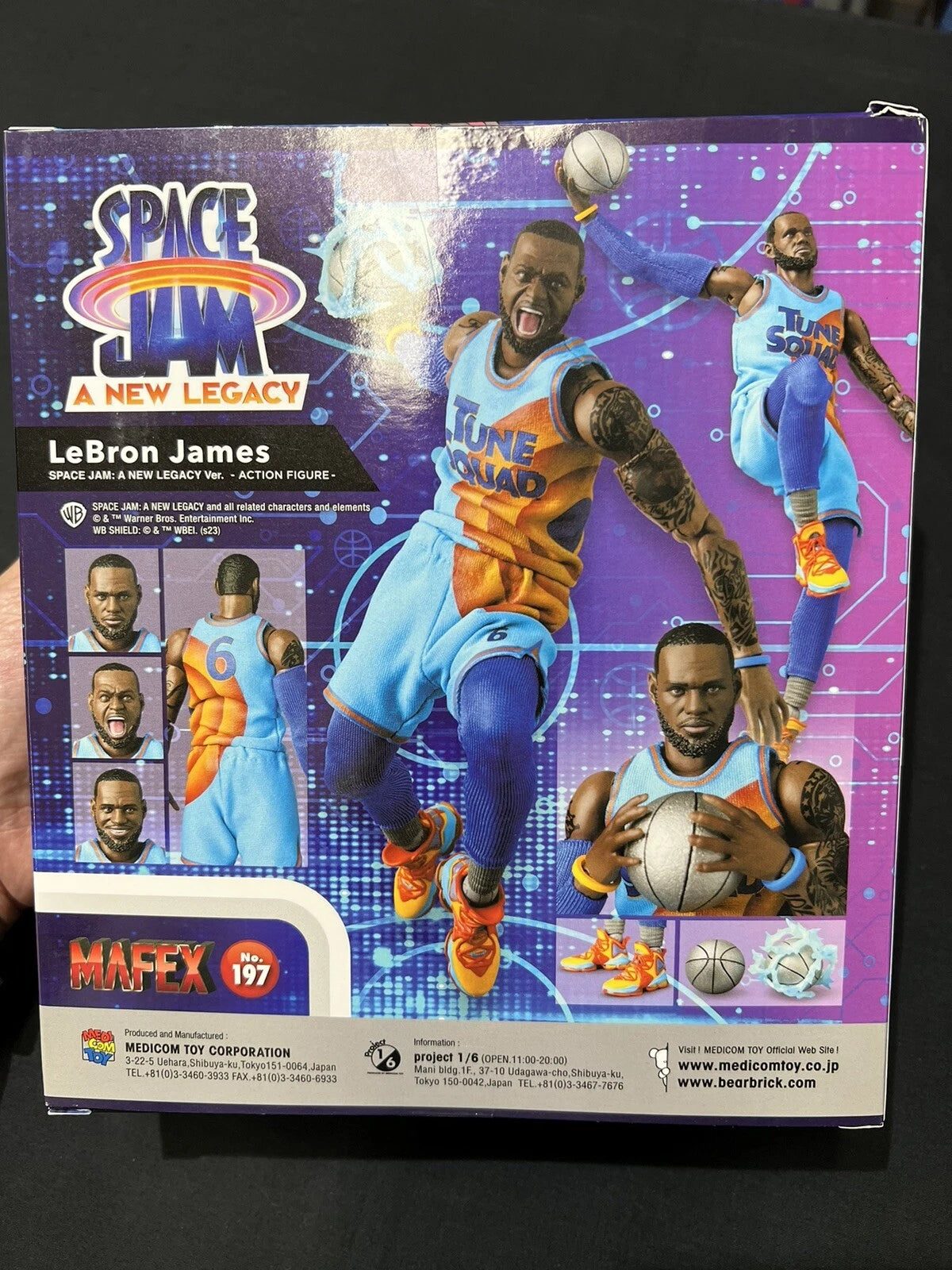 MAFEX Medicom Toy LeBron James (Space Jam A New Legacy) Action Figure
