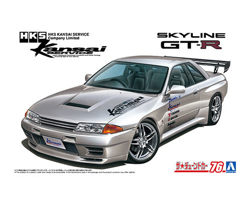 Aoshima 1/24 Tuned Car #76 HKS Kansai BNR32 Skyline GT-R ’90
