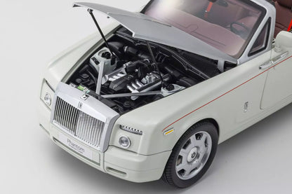 Kyosho Original 1/18 Rolls Royce Phantom Drophead Coupe (English White) 08871EW2