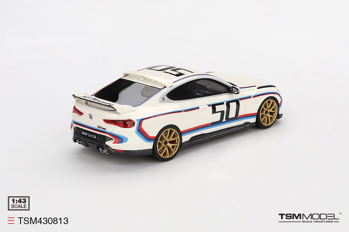 TSM-Model 1/43 BMW 3.0 CSL (White)
