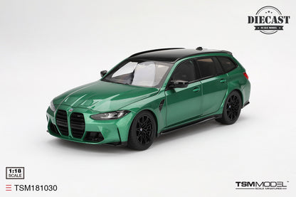 TSM Model 1/18 BMW M3 Competition Touring (Isle of Man Green Met.)