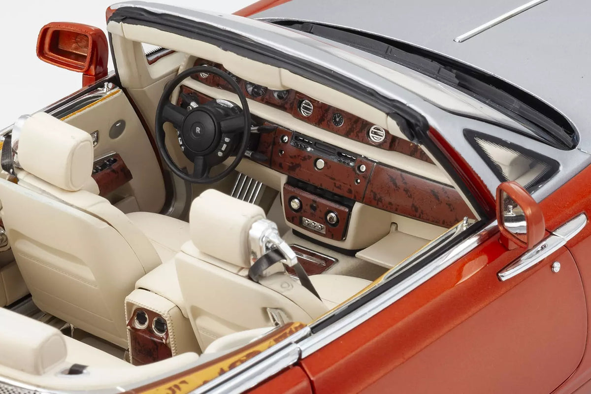 Kyosho Original 1/18 Rolls Royce Phantom Drophead Coupe (Orange) 08871P