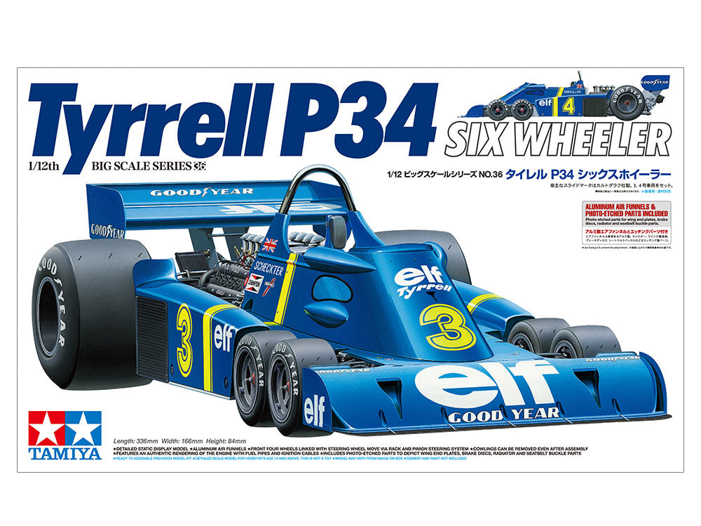 Tamiya 1/12 Tyrrell P34 Six Wheeler (w/Photo-Etched Parts) PRE-ORDER