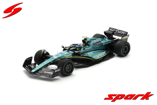 Spark 1/12 Aston Martin AMR23 No.14 F1 2nd Monaco GP 2023 (Fernando Alonso)
