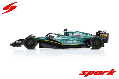 Spark 1/12 Aston Martin AMR23 No.14 F1 2nd Monaco GP 2023 (Fernando Alonso)