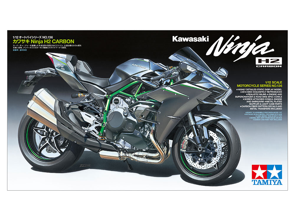 Tamiya 1/12 Kawasaki Ninja H2 Carbon