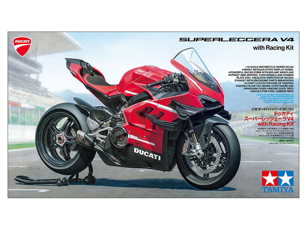 Tamiya 1/12 Ducati Superleggera V4 with Racing Kit