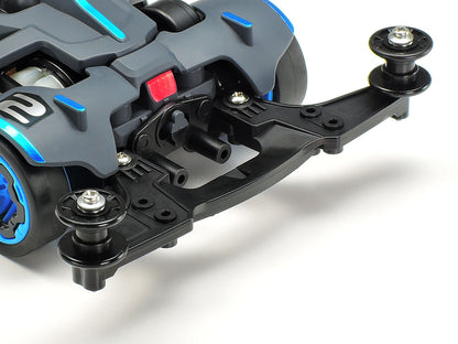 Tamiya Low Friction Plastic Double Rollers (Black 13-13mm)