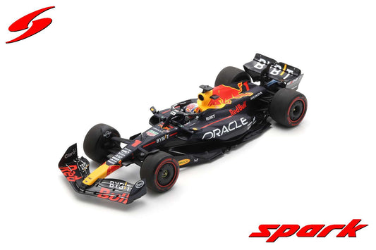 Spark 1/18 Red Bull Racing RB19 No.1 Max Verstappen Spanish GP 2023 40th Career