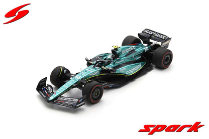 Spark 1/18 Aston Martin AMR23 No.14 Aramco Alonso 7th British GP 2023