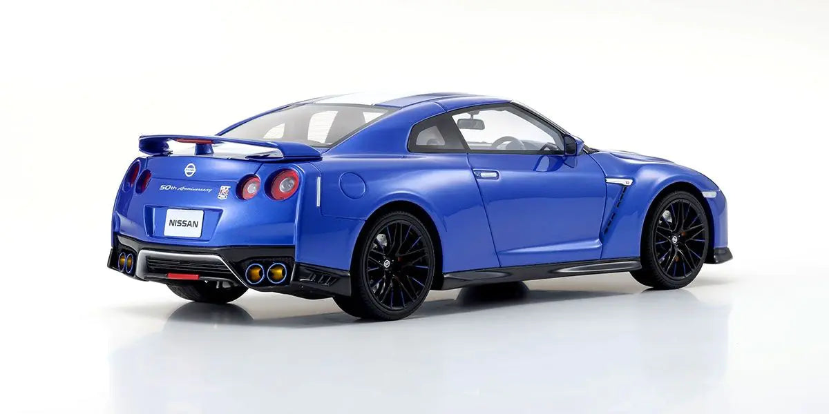 Kyosho Samurai 1/18 Nissan Skyline GT-R (R35) 50th Anniversary Blue