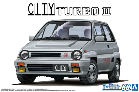 Aoshima 1/24 MODEL CAR #60 Honda E-AA CITY TURBO Ⅱ '85