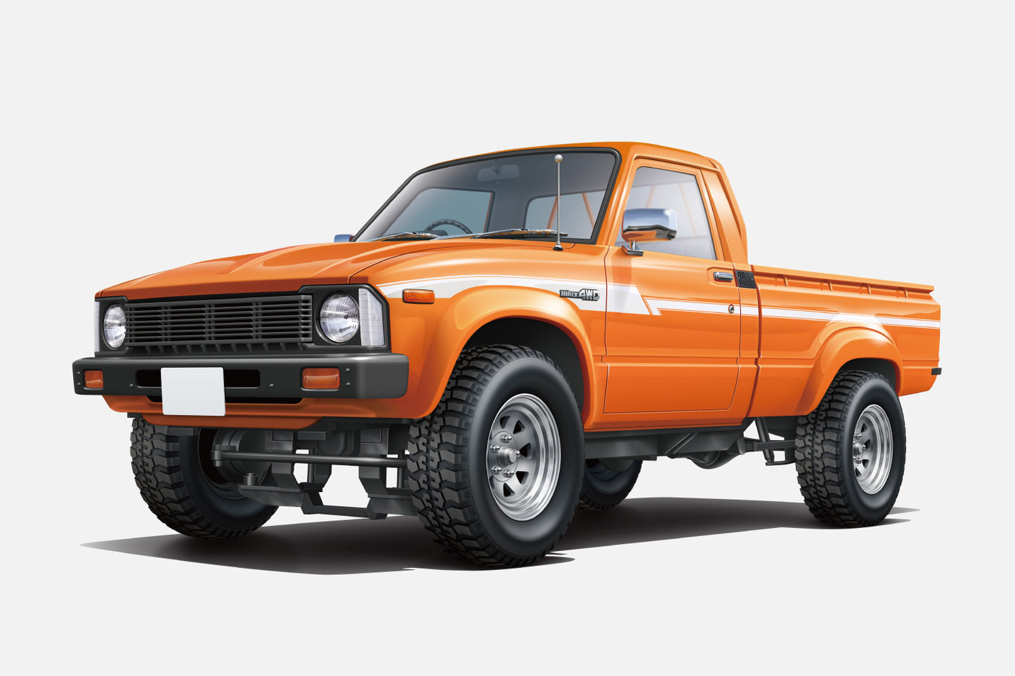 Aoshima 1/24 Tuned Car #90 RN30 Hilux Lift Up Custom'78