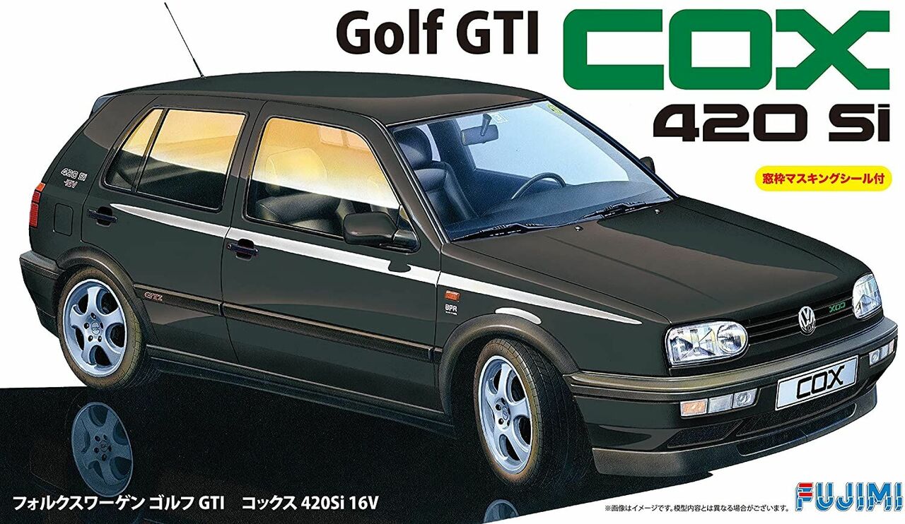 Fujimi 1/24 VW Golf COX 420Si 16V w/Window Frame Masking