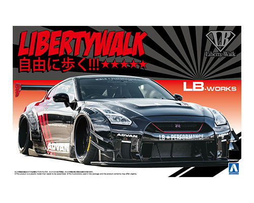 Aoshima 1/24 Liberty Walk #13, LB ★ Works R35 GT-R Type 2 Ver.2