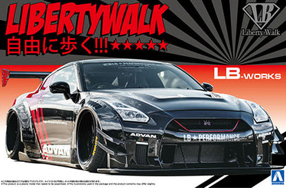 Aoshima 1/24 Liberty Walk LB ★ Works Nissan R35 GT-R Type 2 Ver.2