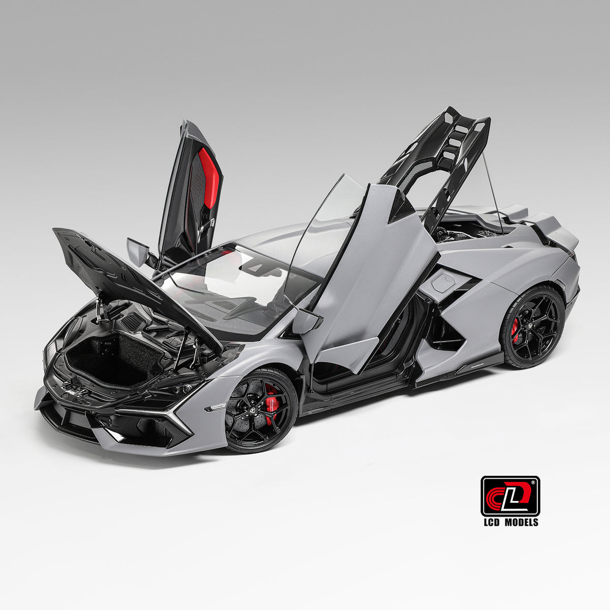 LCD Model 1/18 Lamborghini Revuelto (Matte Grey Colour)