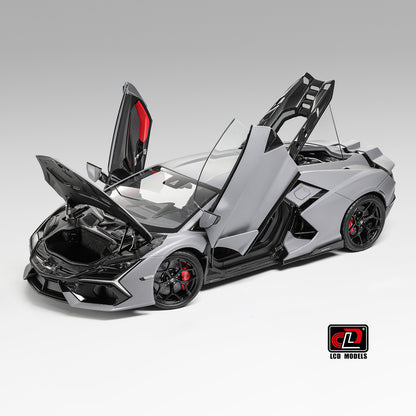 LCD Model 1/18 Lamborghini Revuelto (Matte Grey Colour)
