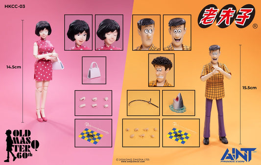 AINT Production HKCC-03 1/12 Ms Chan and Mr Chin double set (Pre-order)